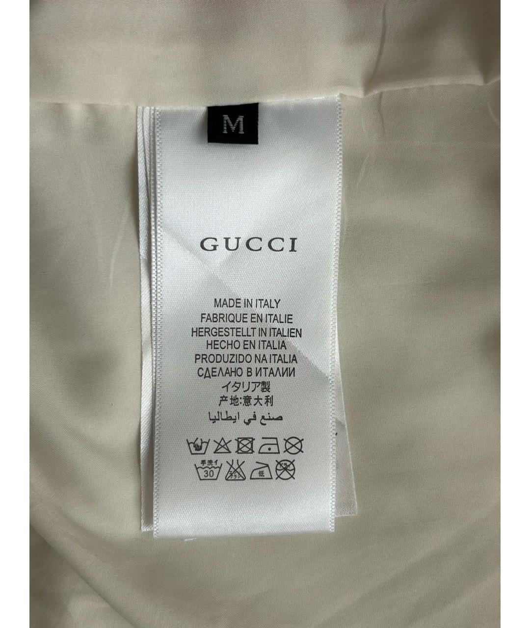 GUCCI Белая спортивная куртка, фото 4