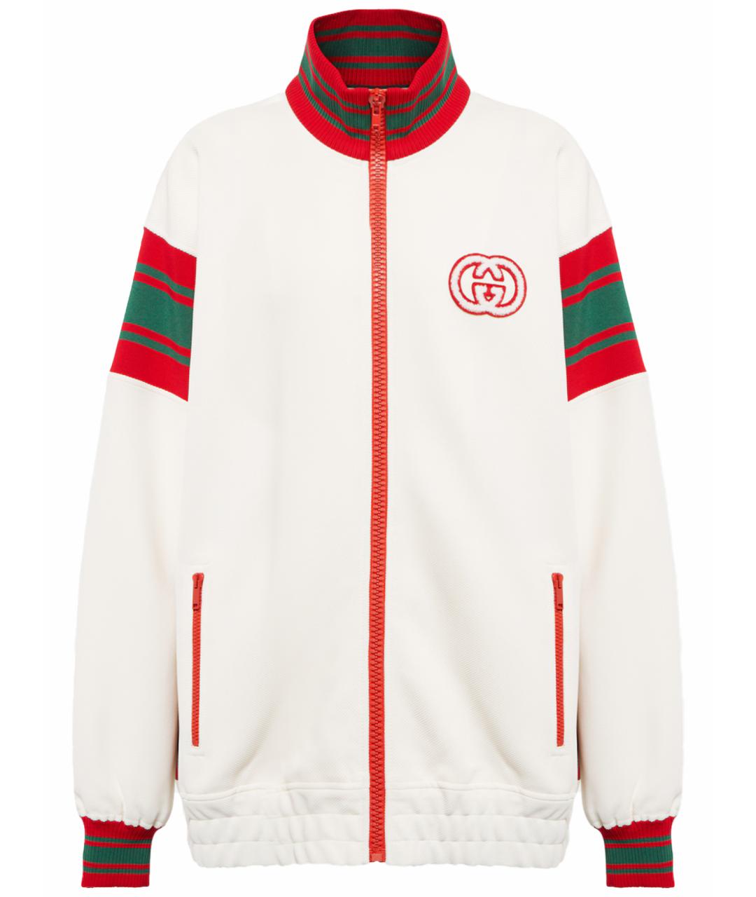 GUCCI Белая спортивная куртка, фото 1