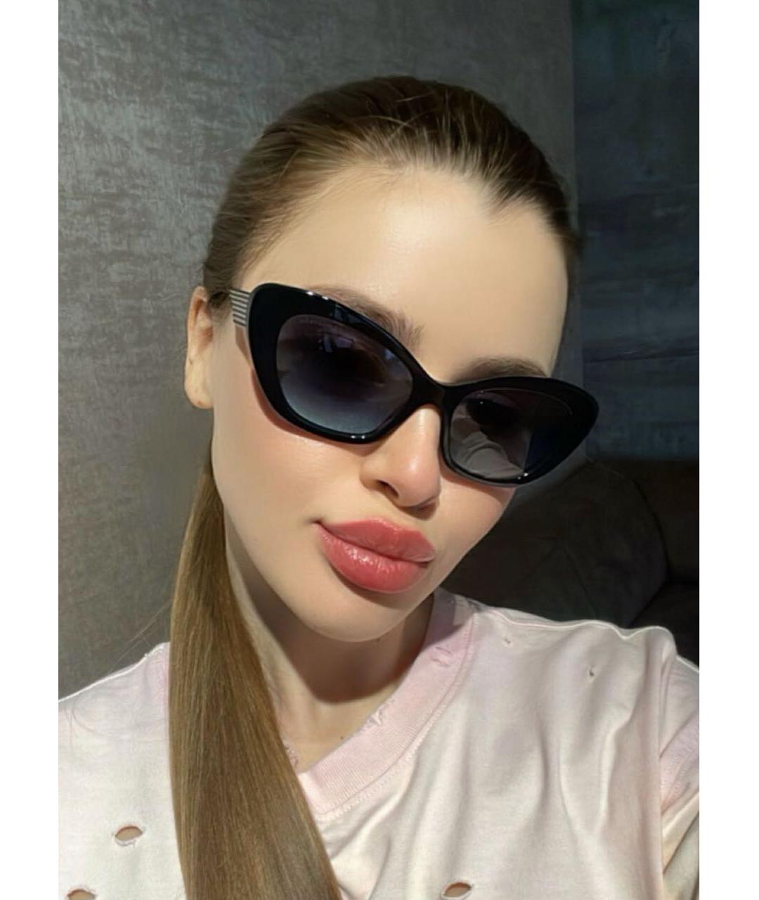 TIFFANY&CO Черные пластиковые солнцезащитные очки, фото 5