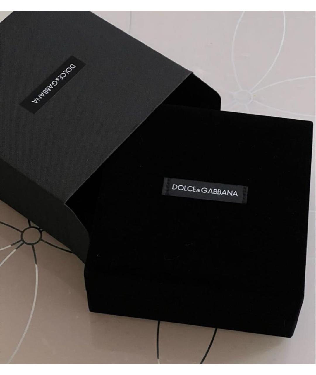 DOLCE&GABBANA Золотые латунные серьги, фото 6