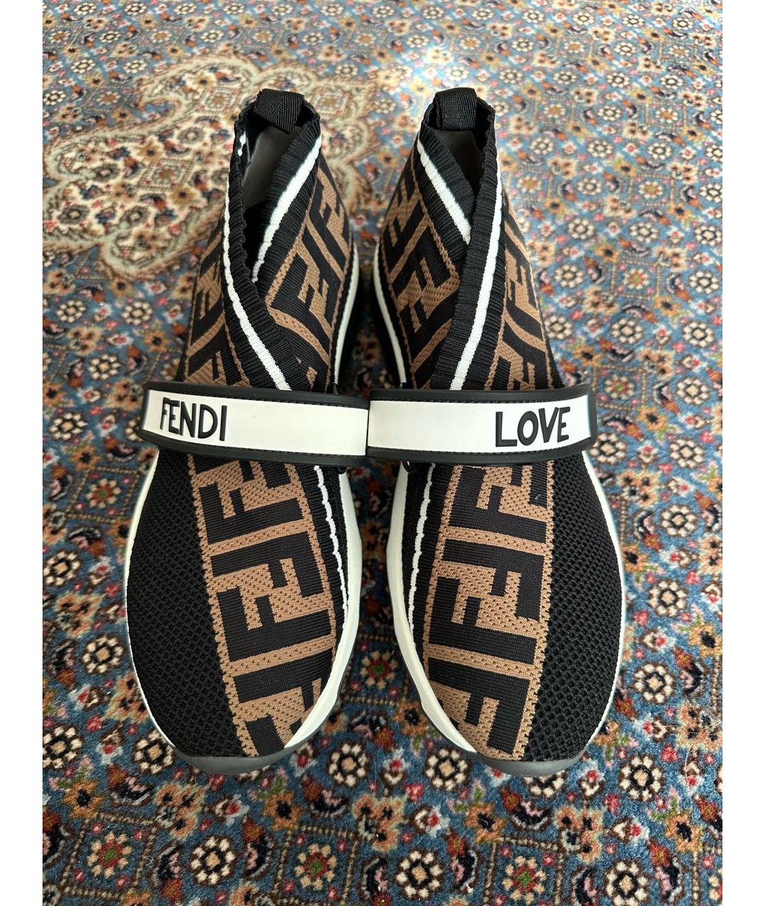 FENDI Текстильные слипоны, фото 2