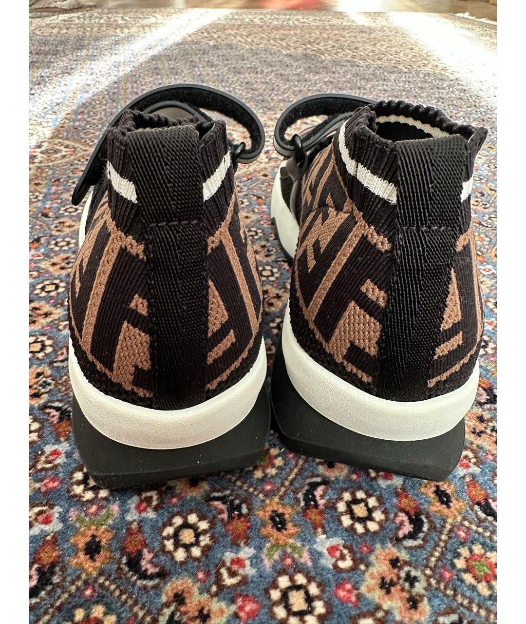FENDI Текстильные слипоны, фото 4