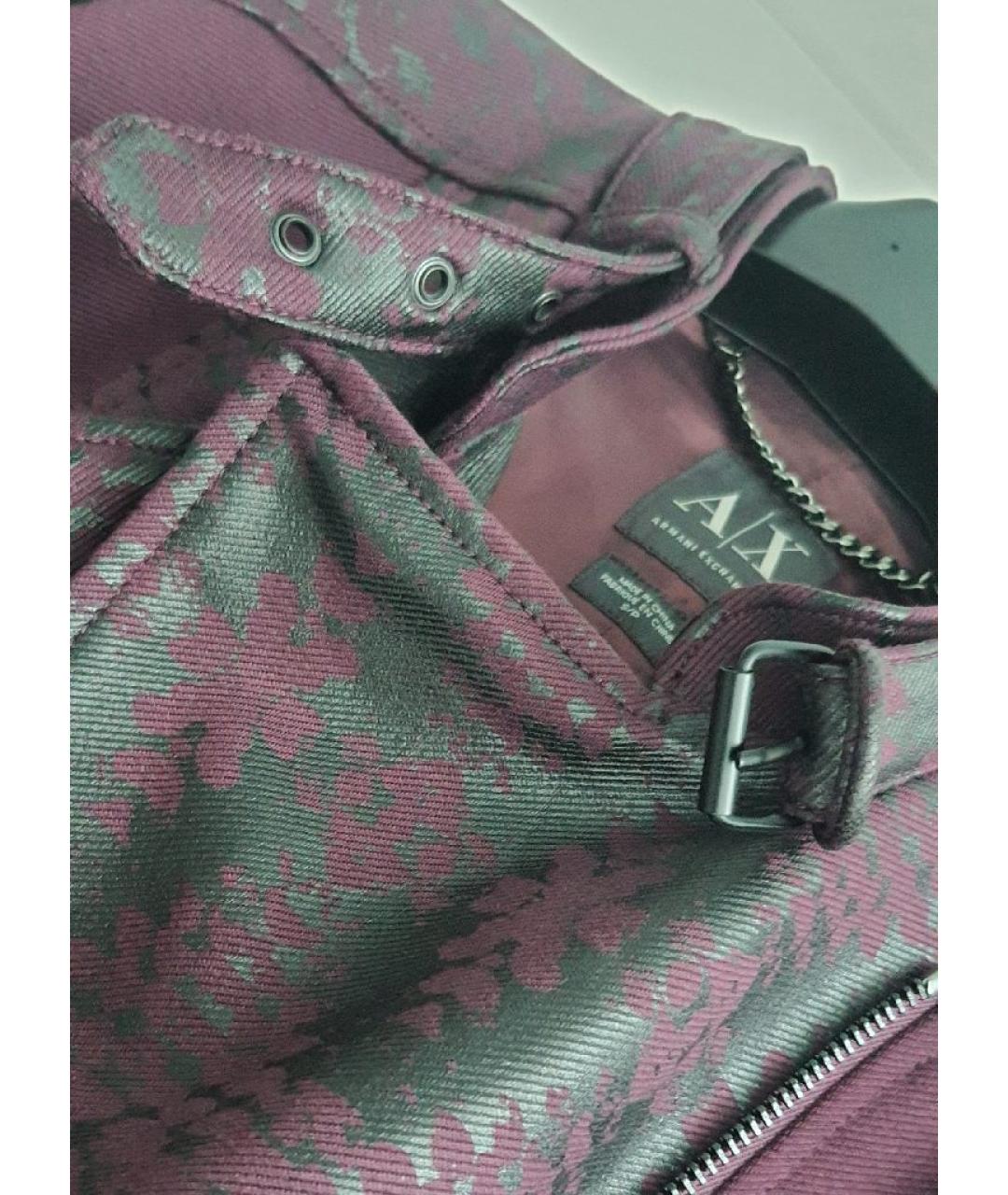 ARMANI EXCHANGE Фиолетовая куртка, фото 8