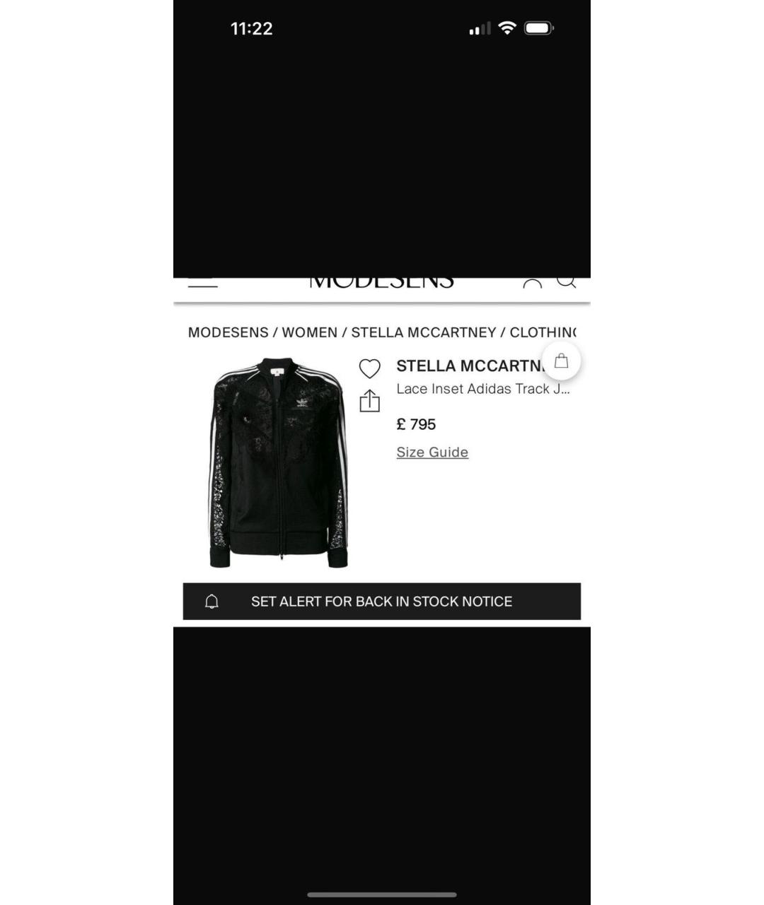ADIDAS BY STELLA MCCARTNEY Черная полиэстеровая спортивная куртка, фото 2
