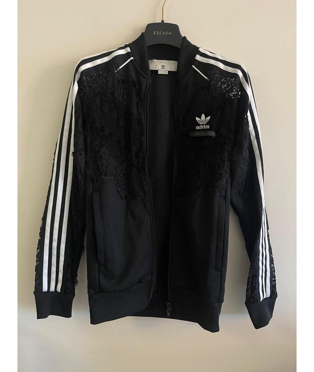 ADIDAS BY STELLA MCCARTNEY Черная полиэстеровая спортивная куртка, фото 3