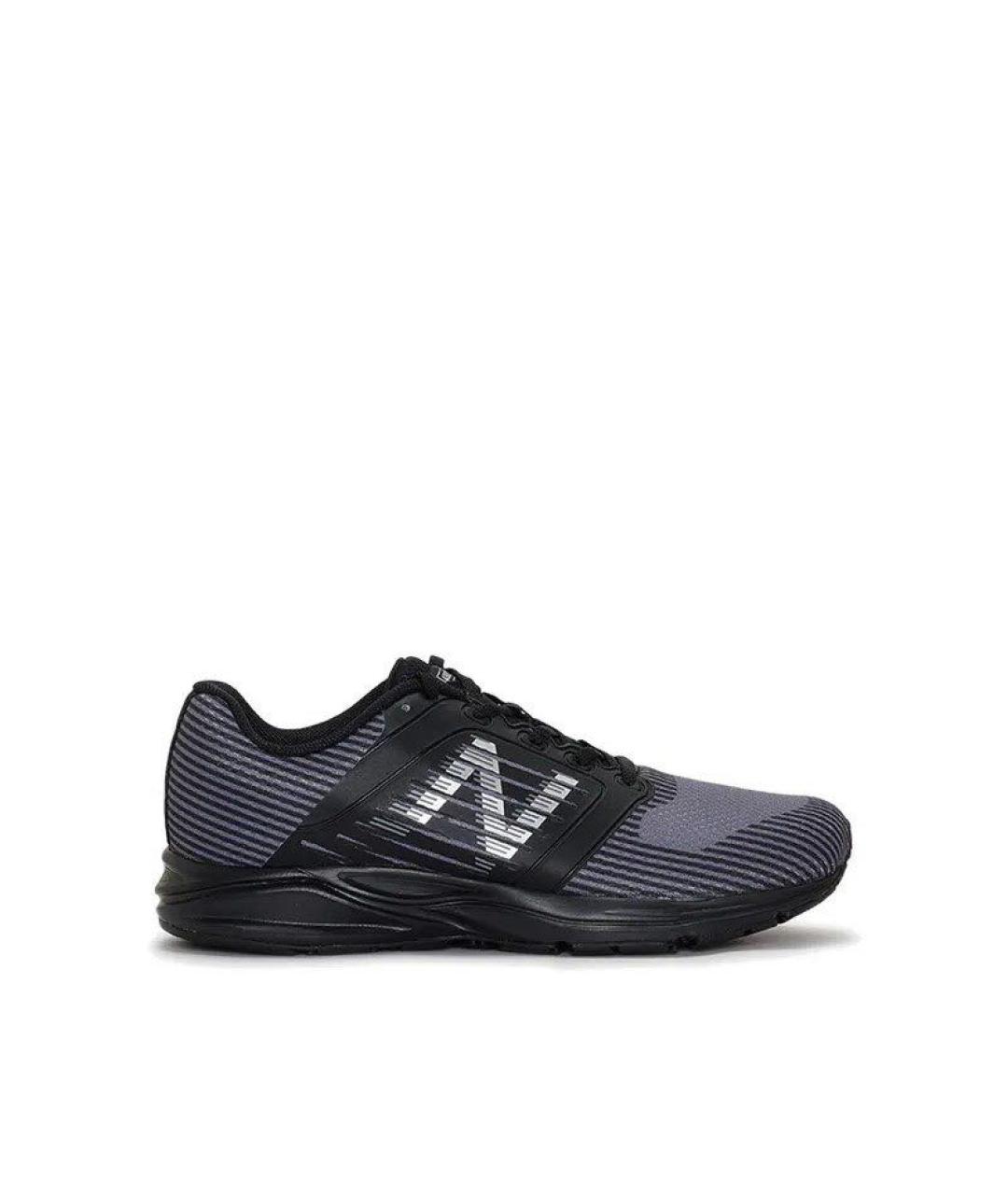 NEW BALANCE Черные текстильные высокие кроссовки / кеды, фото 1