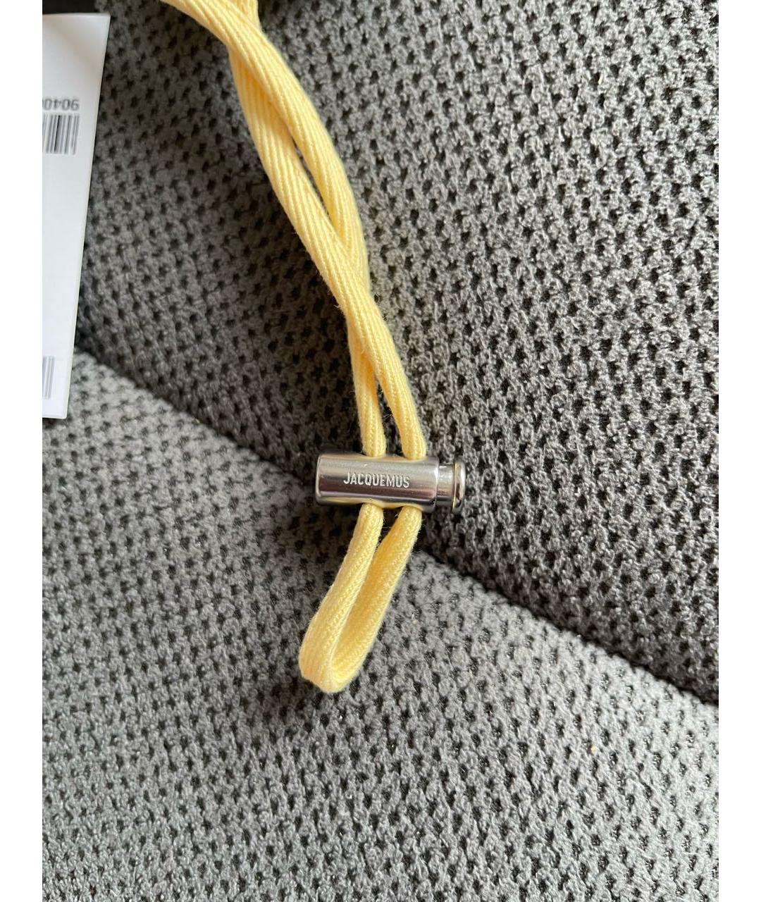 JACQUEMUS Желтая хлопковая панама, фото 6