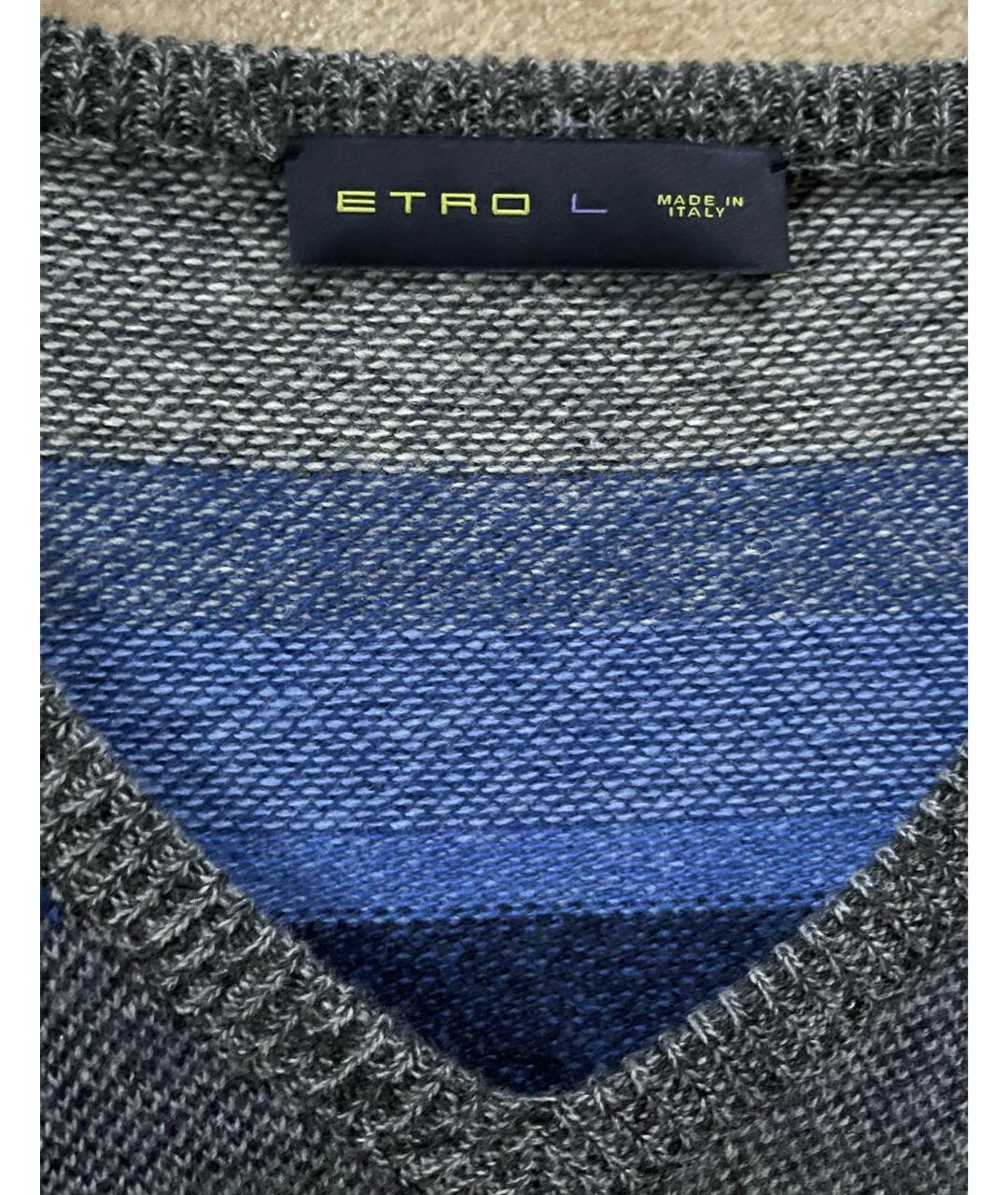 ETRO Мульти шерстяной джемпер / свитер, фото 3