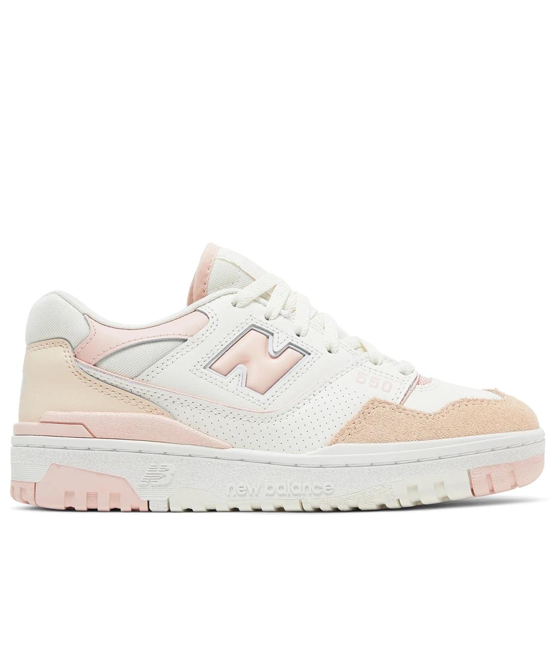 NEW BALANCE Розовые кожаные кроссовки, фото 1