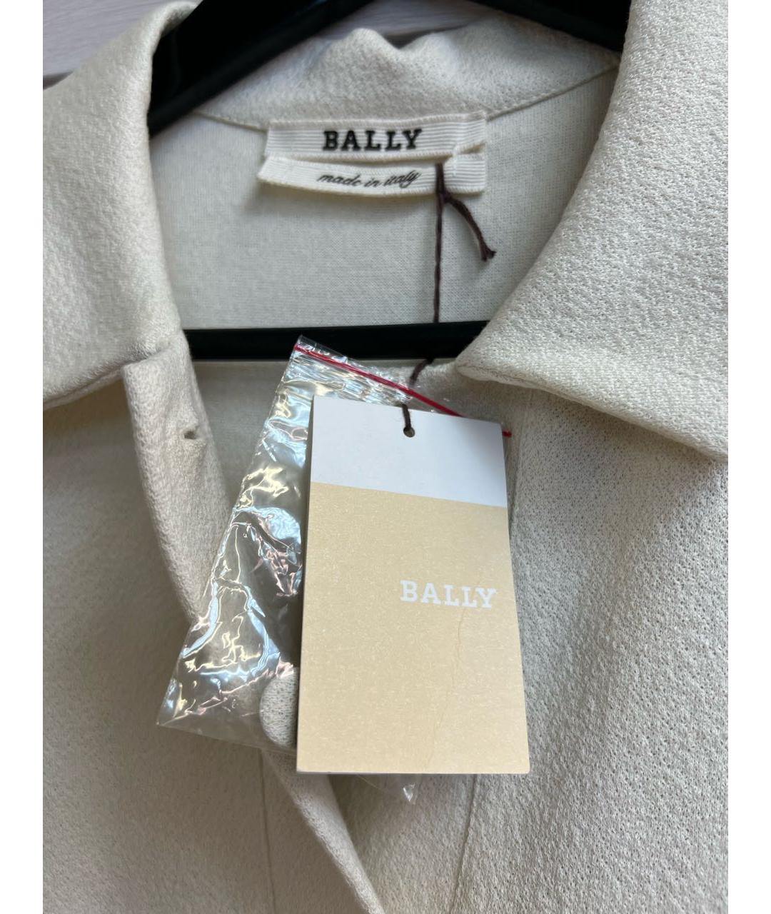 BALLY Бежевое хлопковое повседневное платье, фото 3