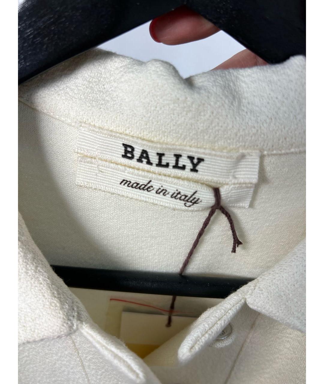 BALLY Бежевое хлопковое повседневное платье, фото 5