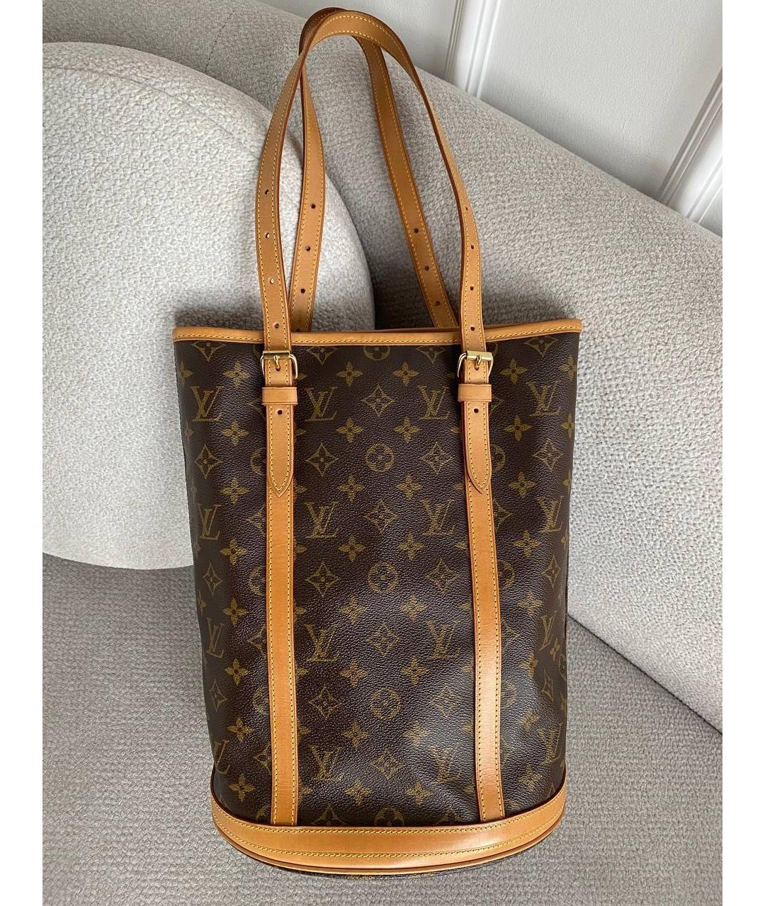 LOUIS VUITTON Коричневая сумка тоут, фото 2