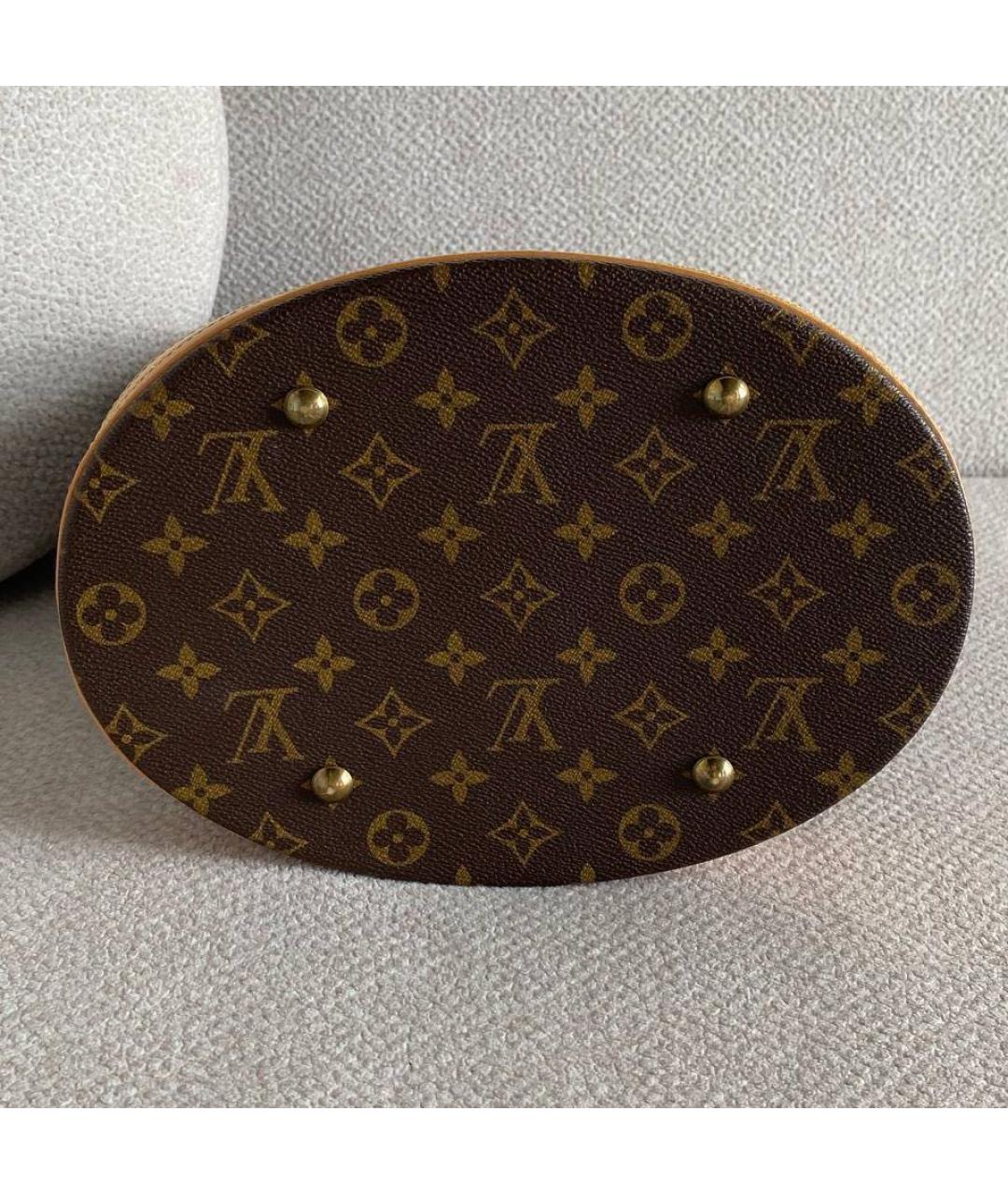 LOUIS VUITTON Коричневая сумка тоут, фото 7