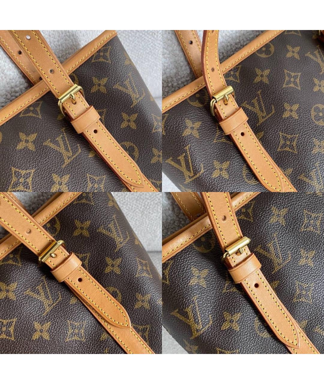 LOUIS VUITTON Коричневая сумка тоут, фото 3