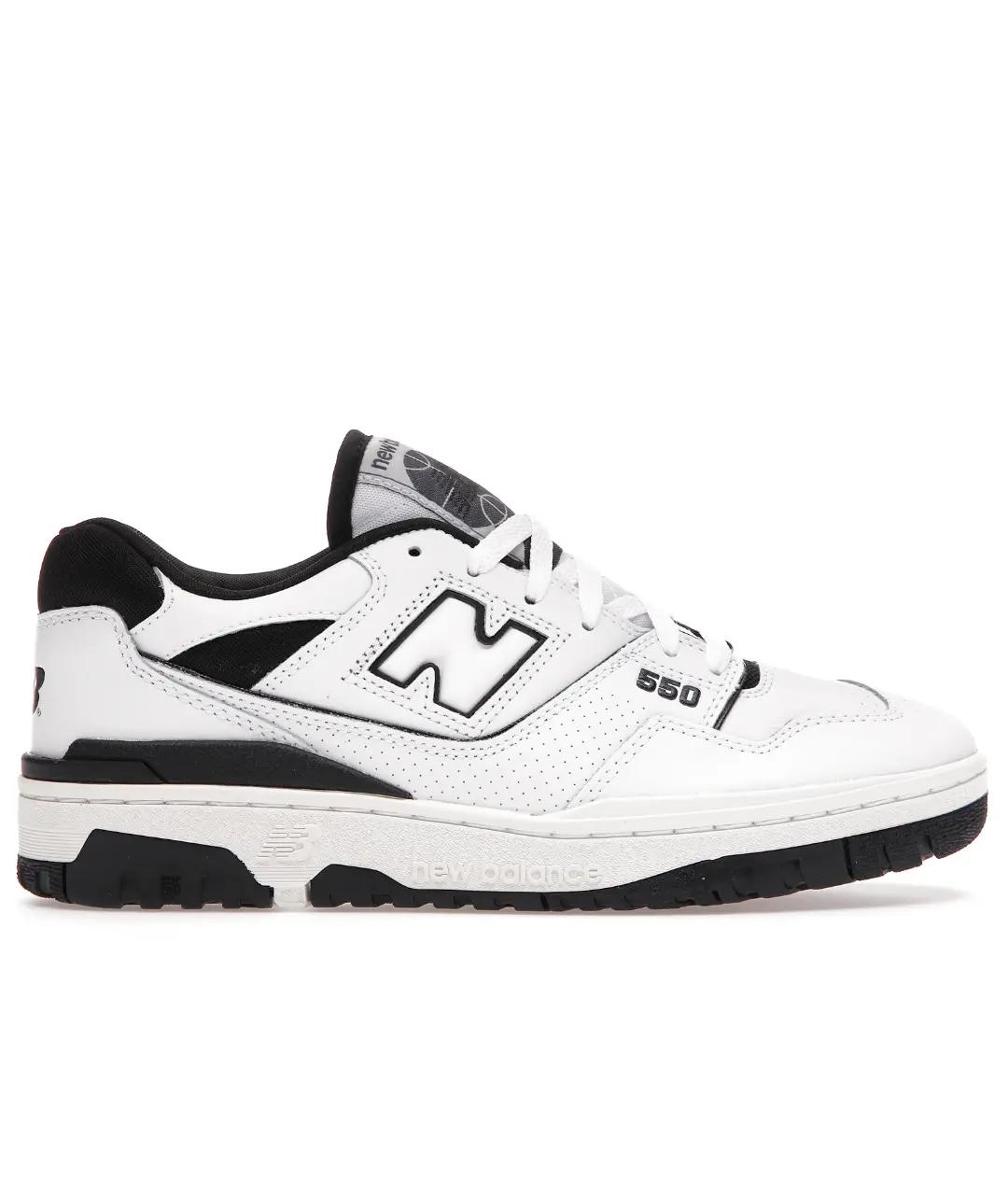 NEW BALANCE Белые кожаные низкие кроссовки / кеды, фото 1