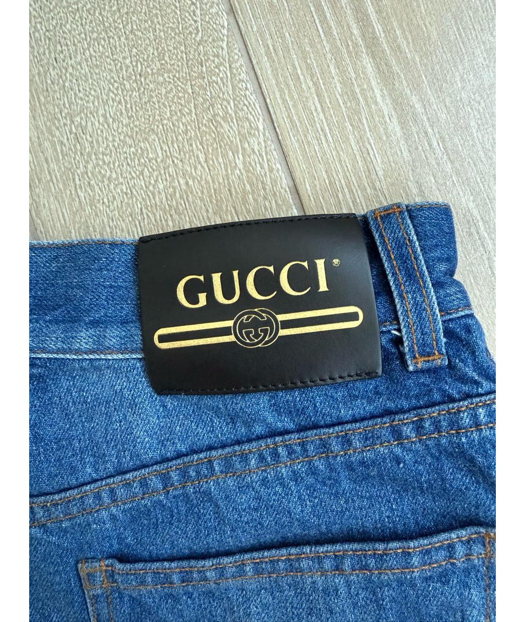 GUCCI Синие шорты, фото 3