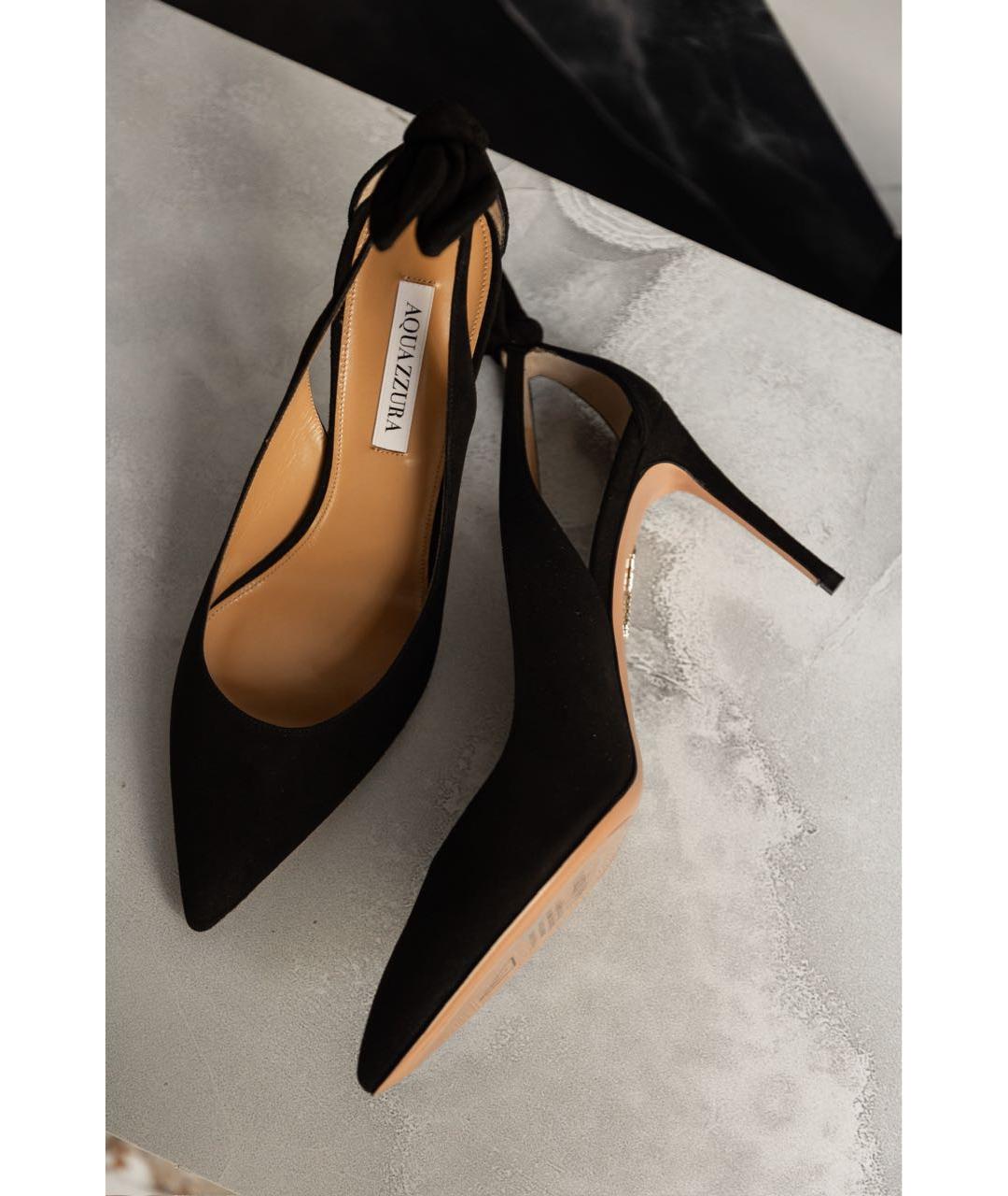AQUAZZURA Черные туфли, фото 5