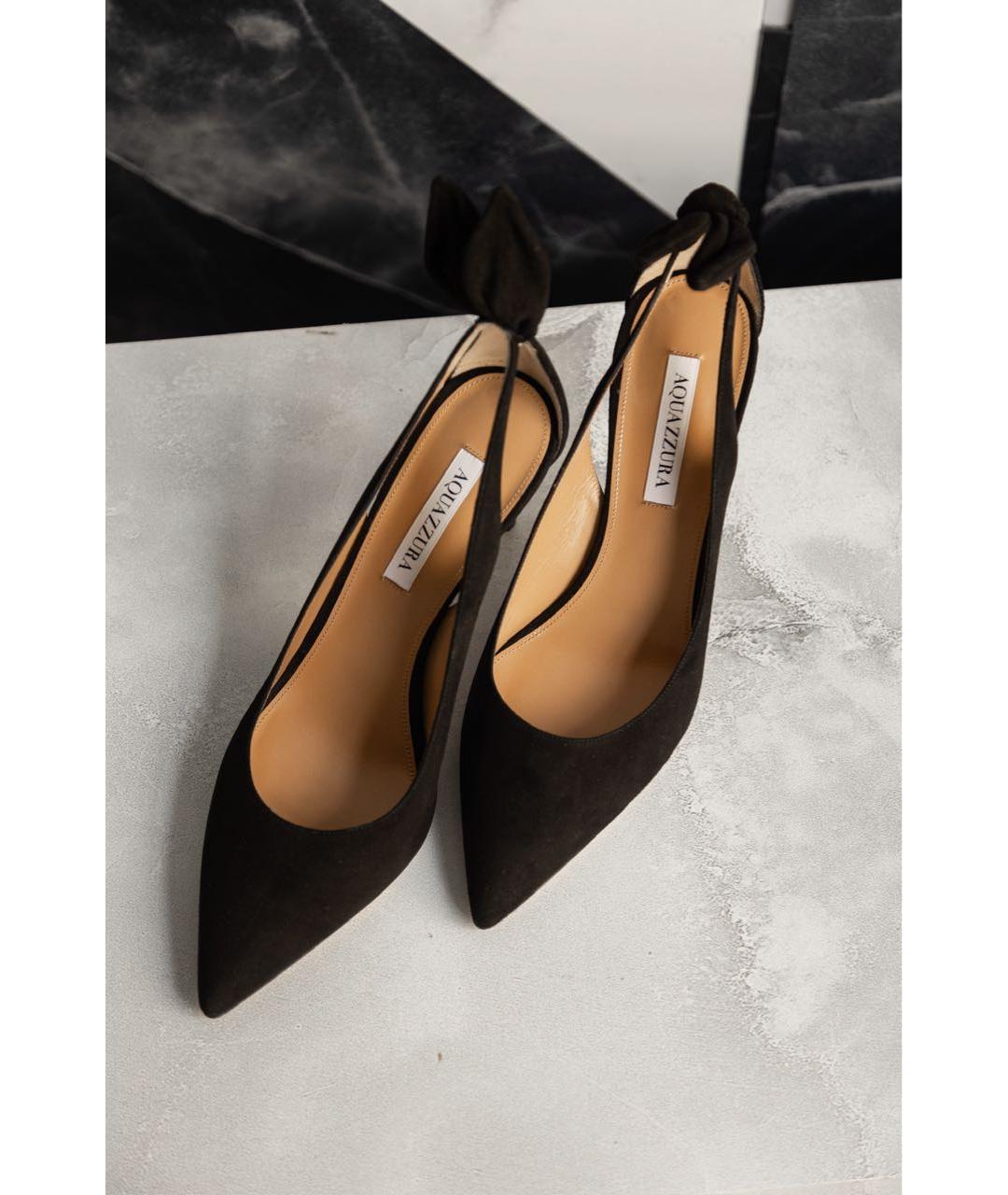 AQUAZZURA Черные туфли, фото 3