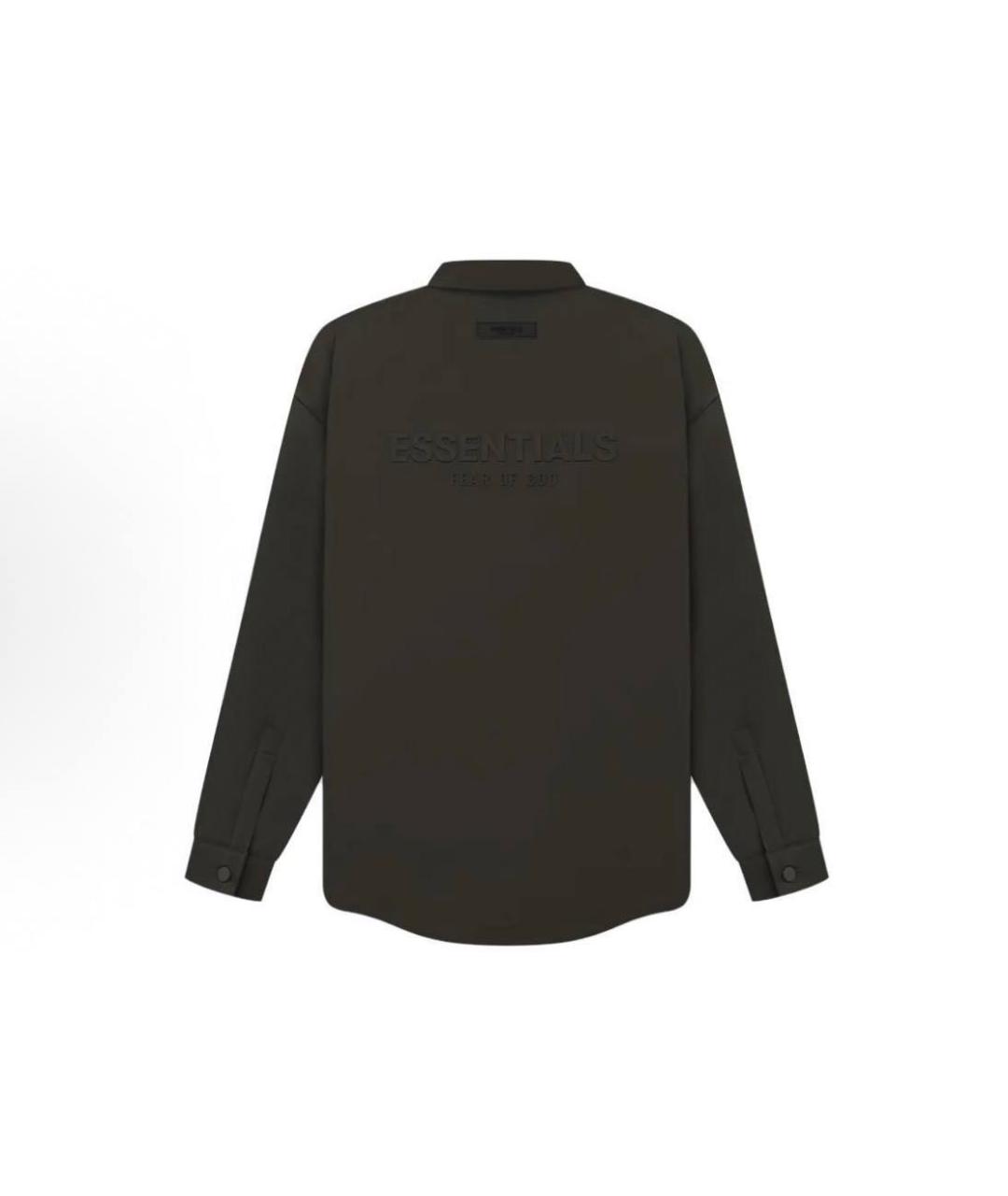 FEAR OF GOD ESSENTIALS Хаки синтетическая куртка, фото 2