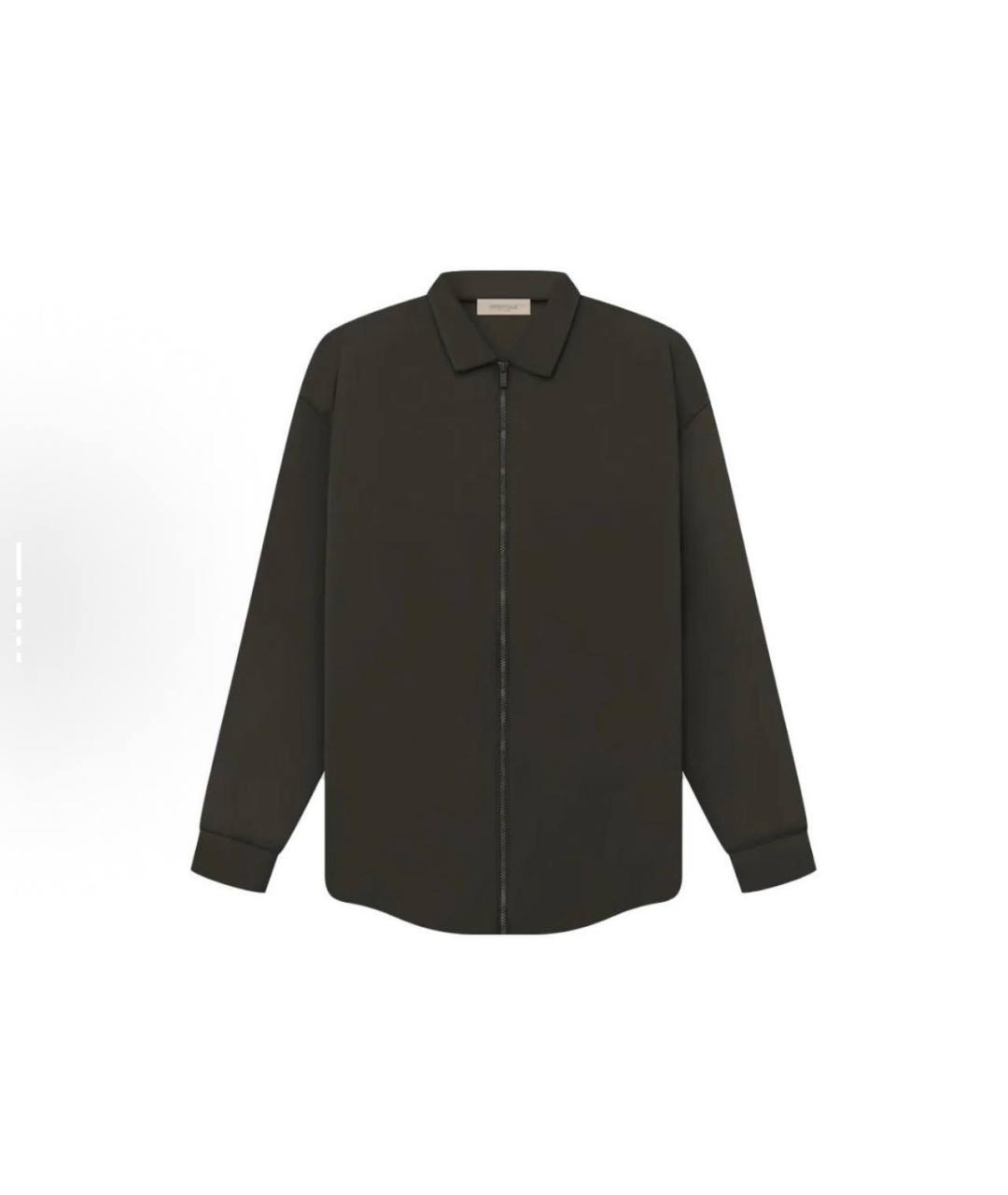 FEAR OF GOD ESSENTIALS Хаки синтетическая куртка, фото 4