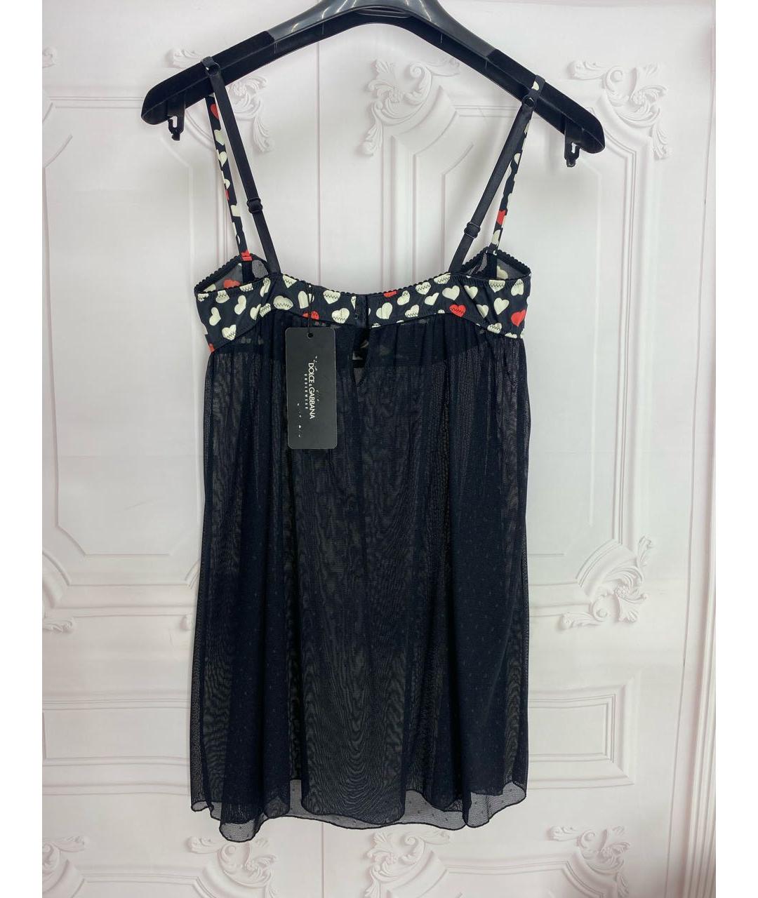 DOLCE&GABBANA Черная пижамы и сорочки, фото 2