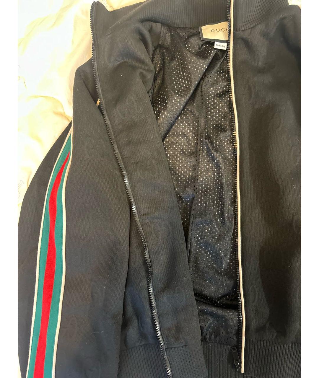 GUCCI Черный полиэстеровый спортивный костюм, фото 6