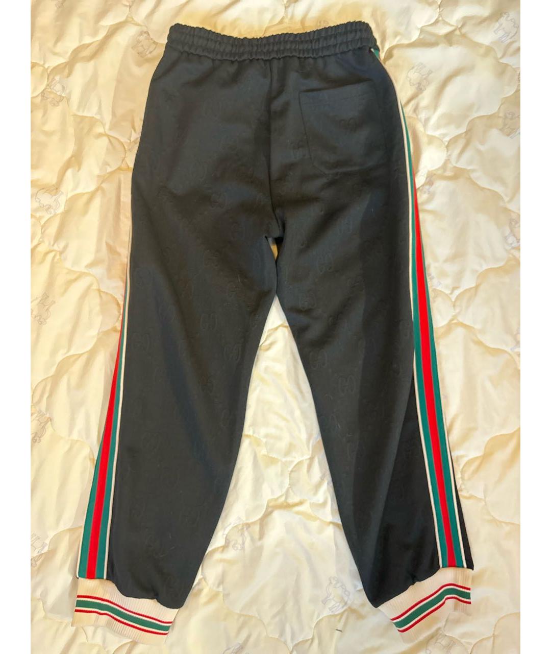 GUCCI Черный полиэстеровый спортивный костюм, фото 3