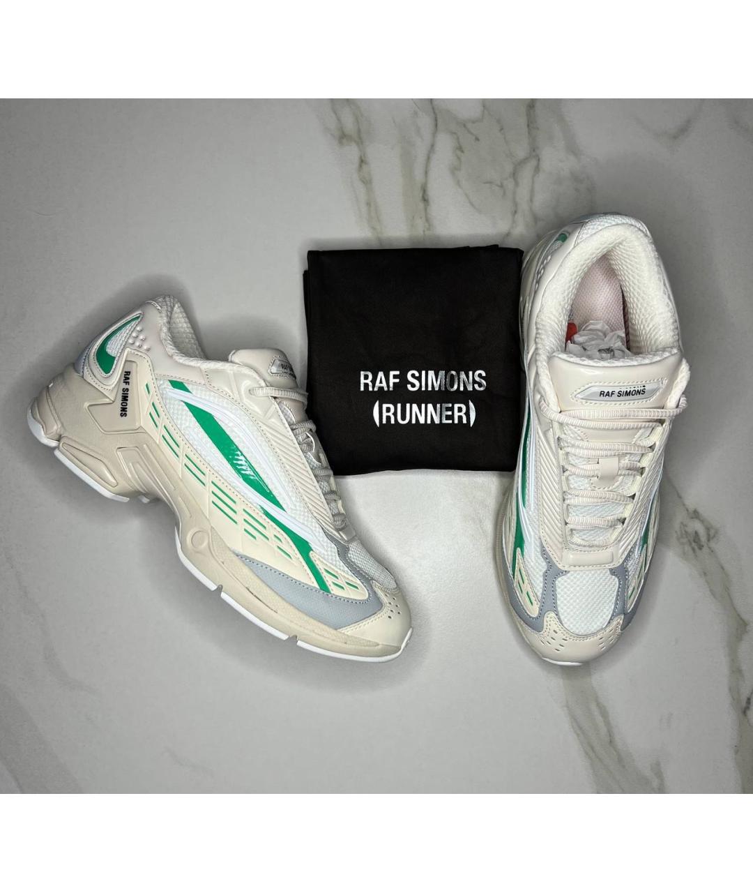 RAF SIMONS Бежевые низкие кроссовки / кеды, фото 7