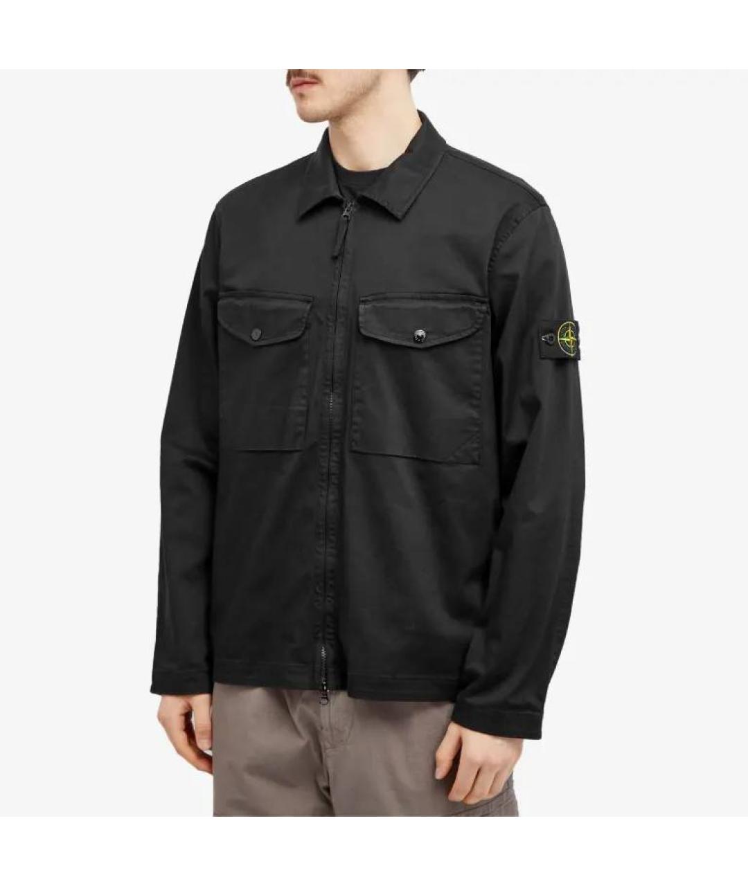 STONE ISLAND Черная куртка, фото 8