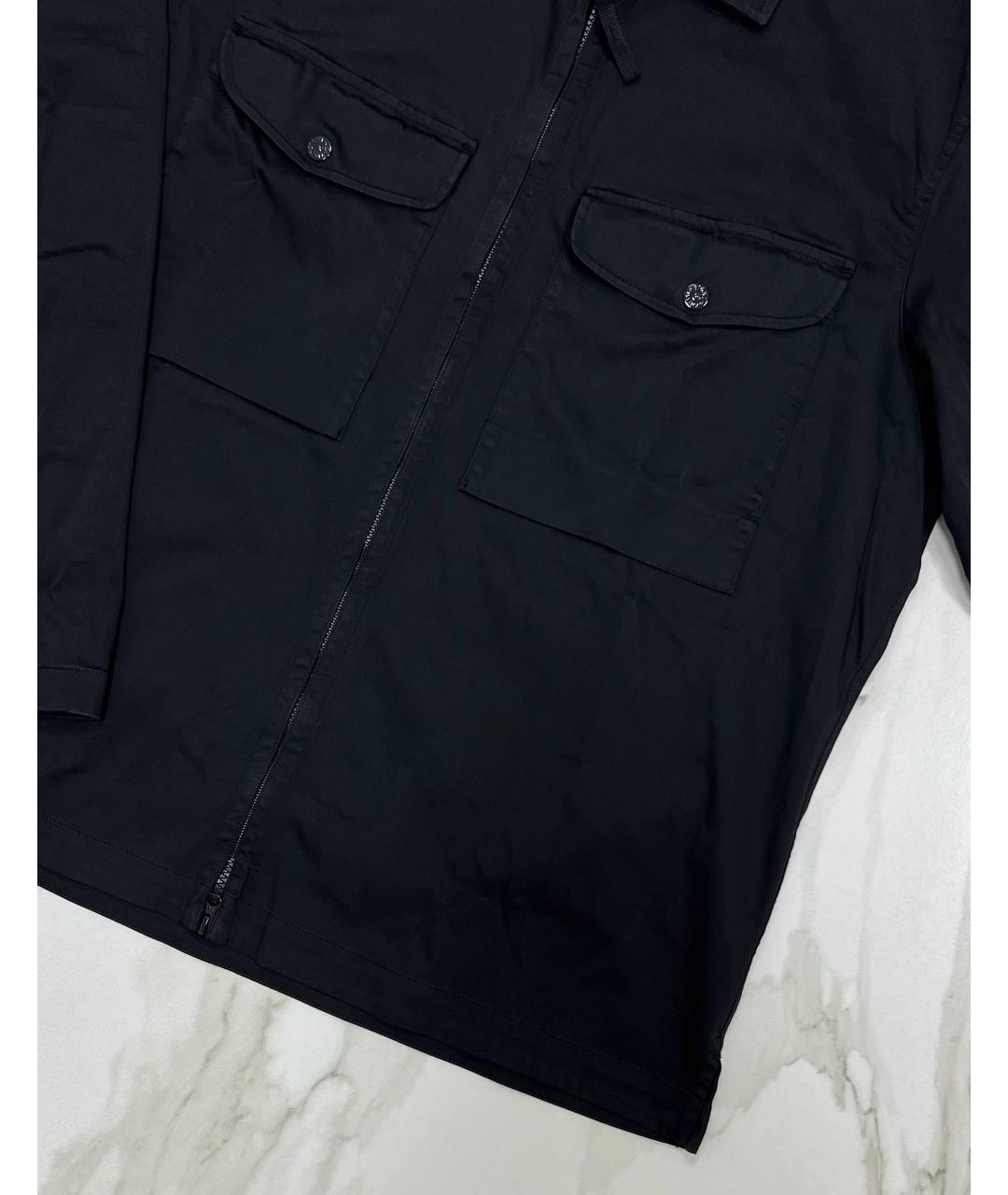 STONE ISLAND Черная куртка, фото 4