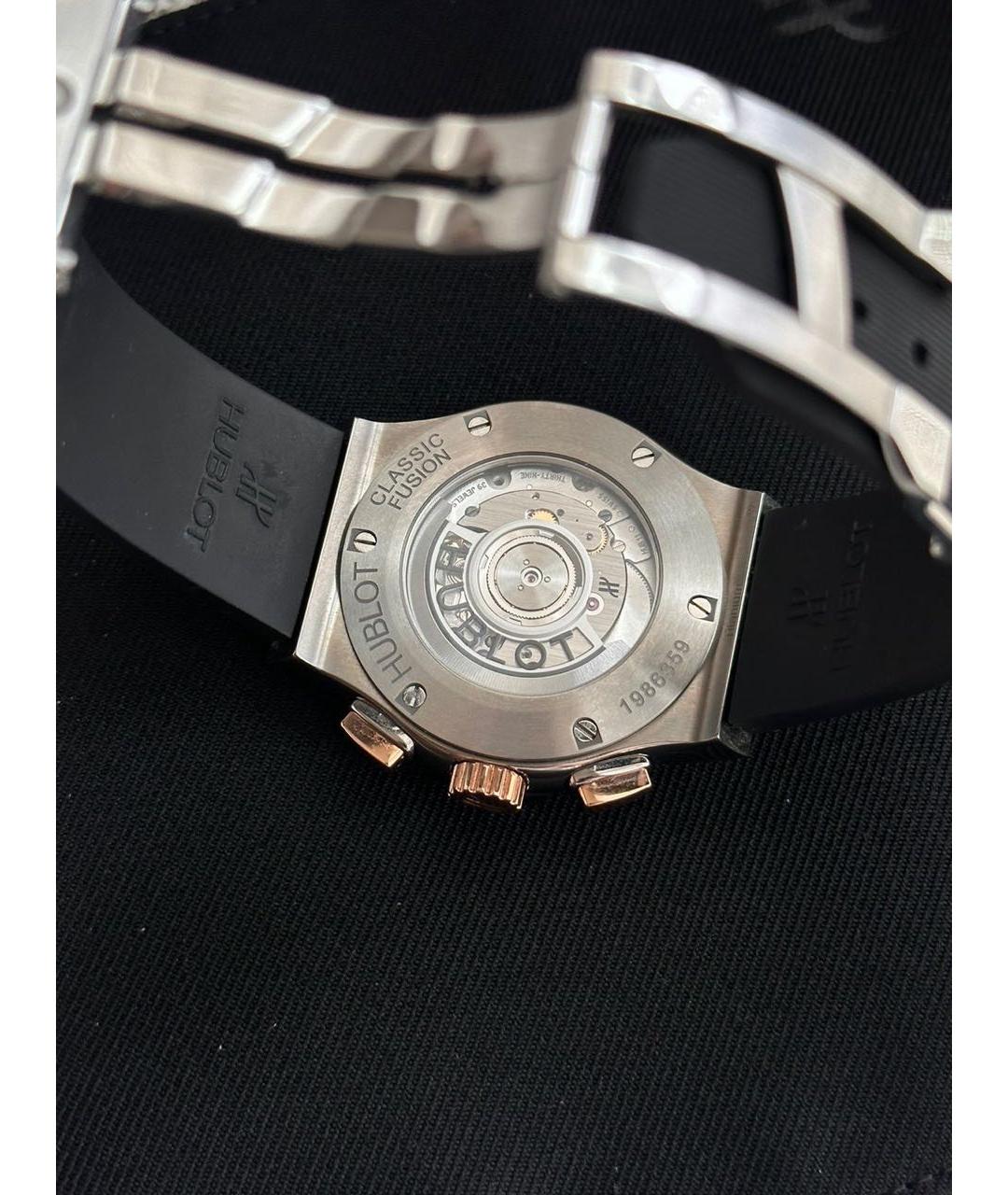 HUBLOT Мульти часы из золота и стали, фото 2