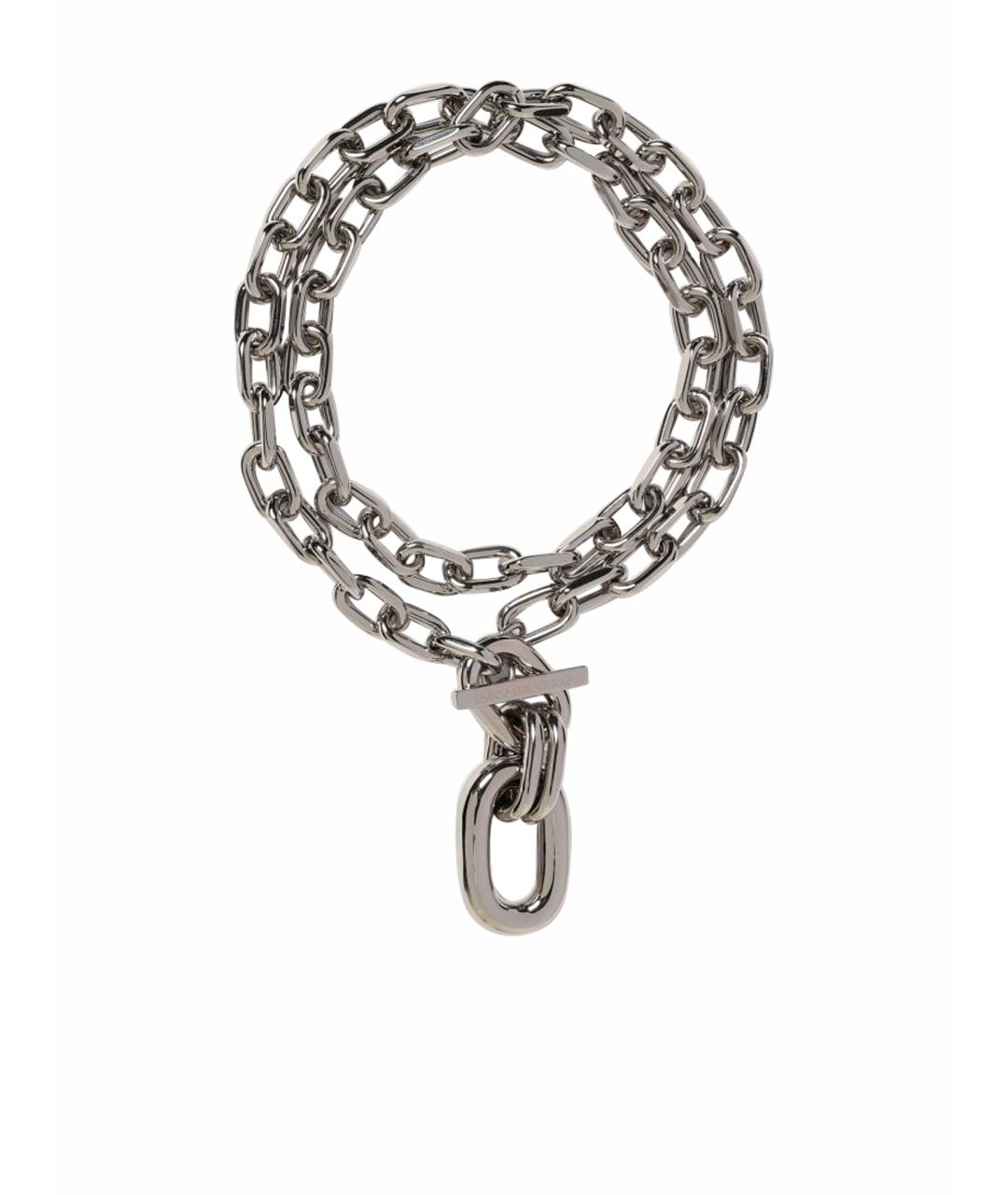 PACO RABANNE Серебряная металлическая цепочка, фото 1