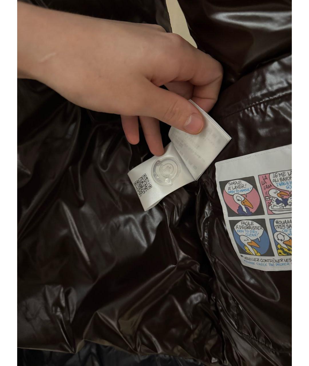 MONCLER Темно-синий жилет, фото 4