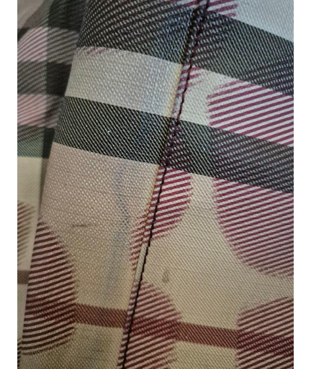 BURBERRY Бордовая сумка с короткими ручками, фото 6