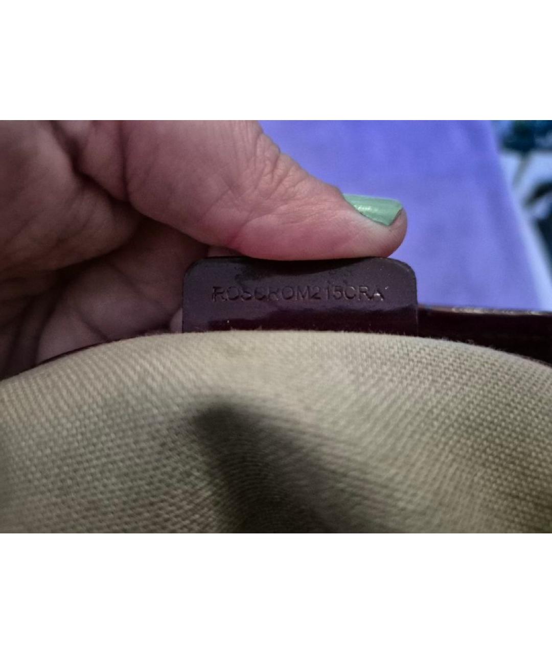BURBERRY Бордовая сумка с короткими ручками, фото 8