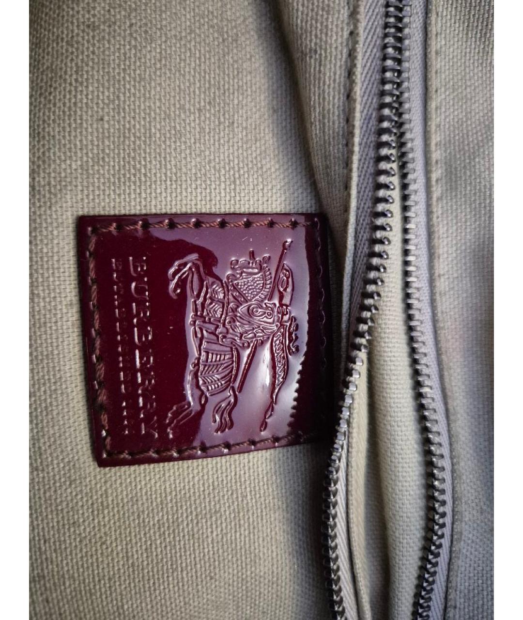 BURBERRY Бордовая сумка с короткими ручками, фото 7