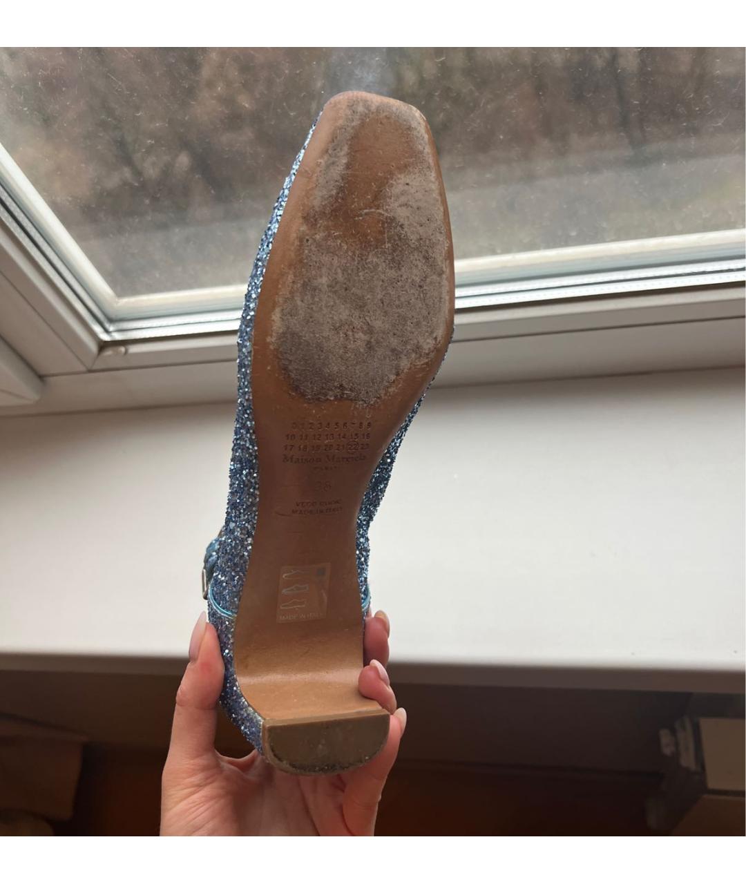 MAISON MARGIELA Синие туфли, фото 5