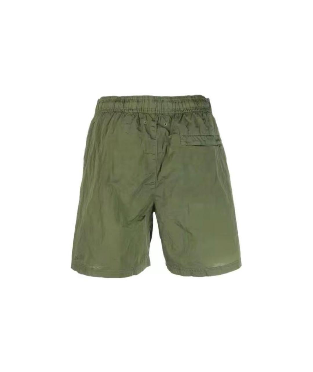 STONE ISLAND Зеленые шорты, фото 2