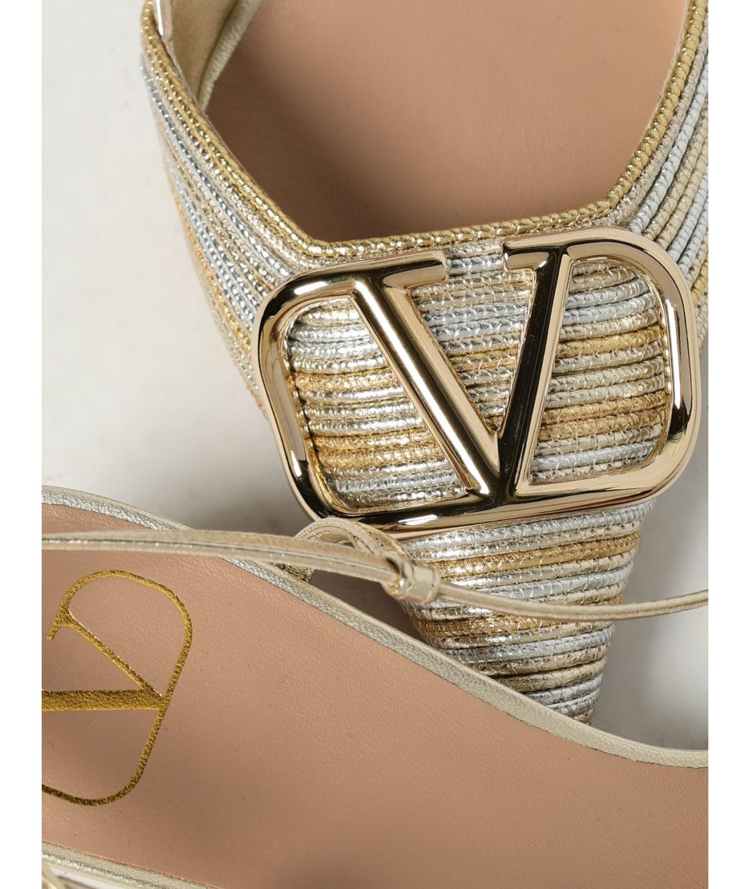 VALENTINO Серебряные туфли, фото 4