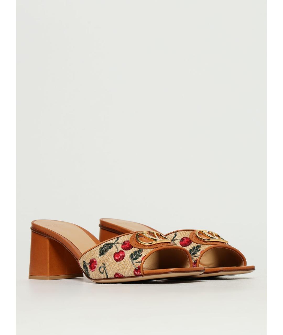 VALENTINO Мульти текстильные мюли, фото 2