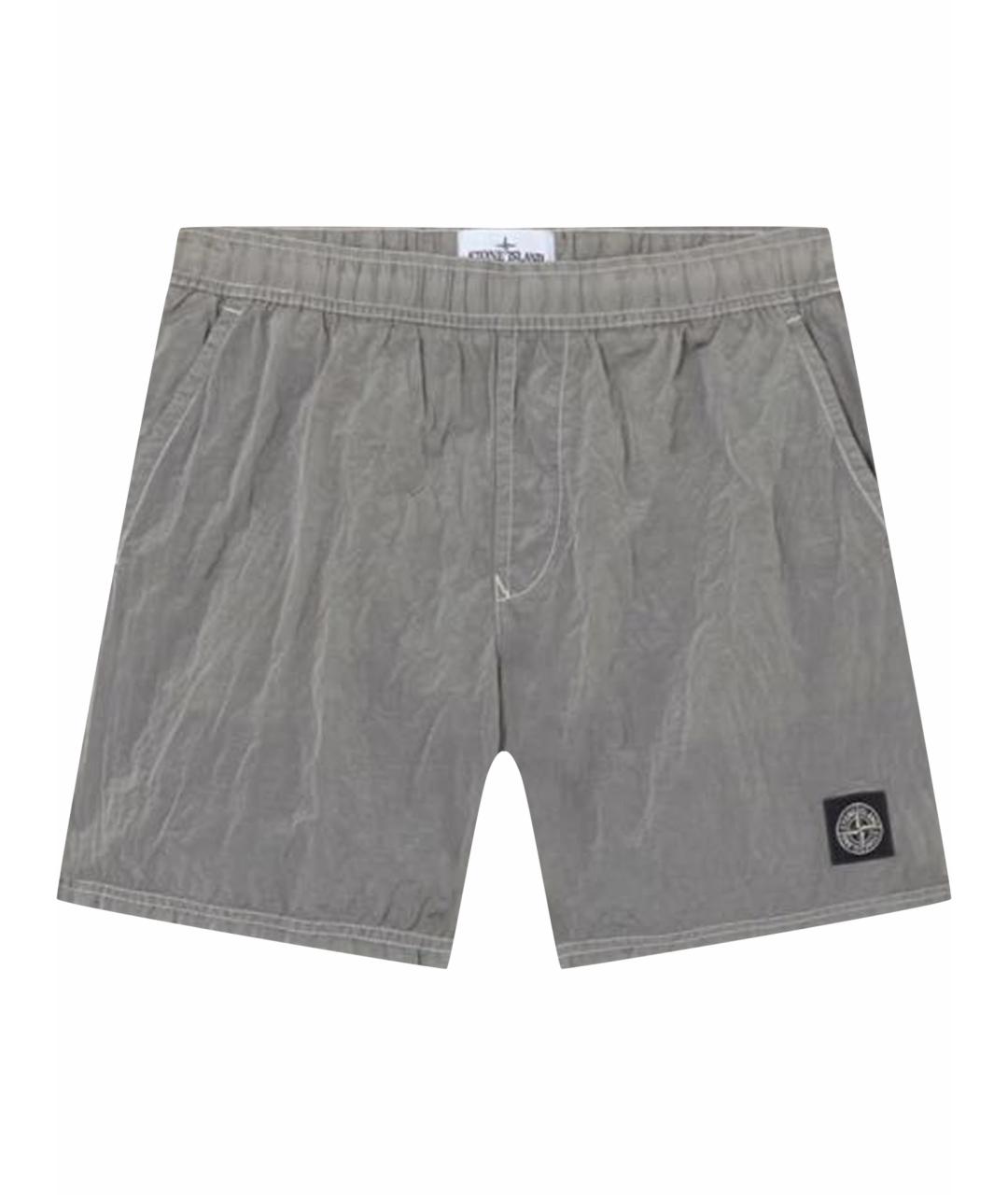 STONE ISLAND Серые шорты, фото 1