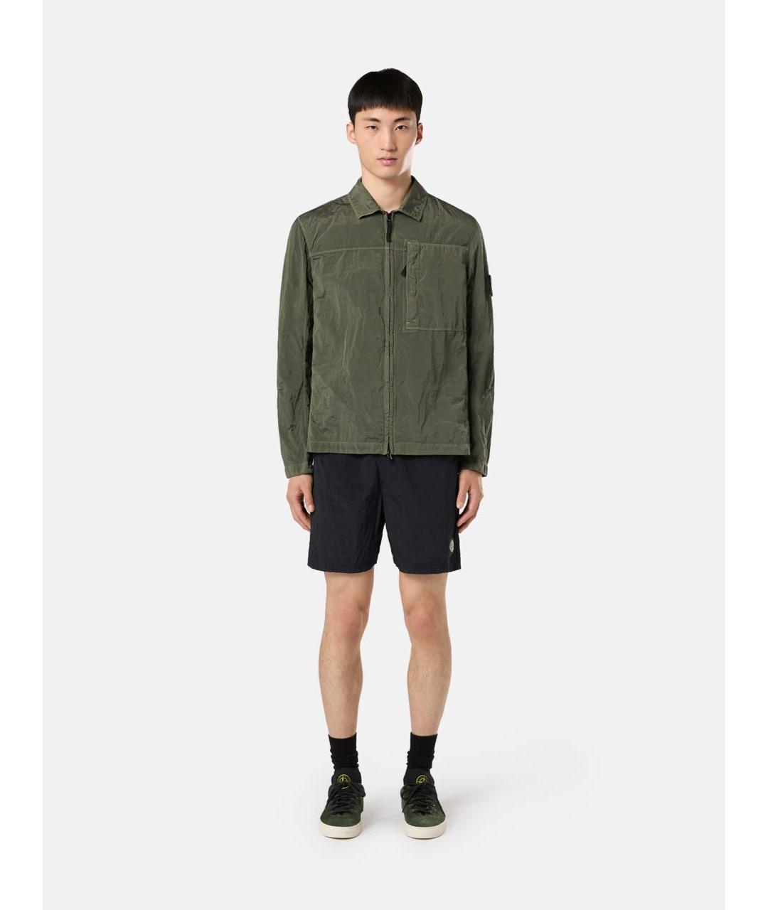 STONE ISLAND Темно-синие шорты, фото 5