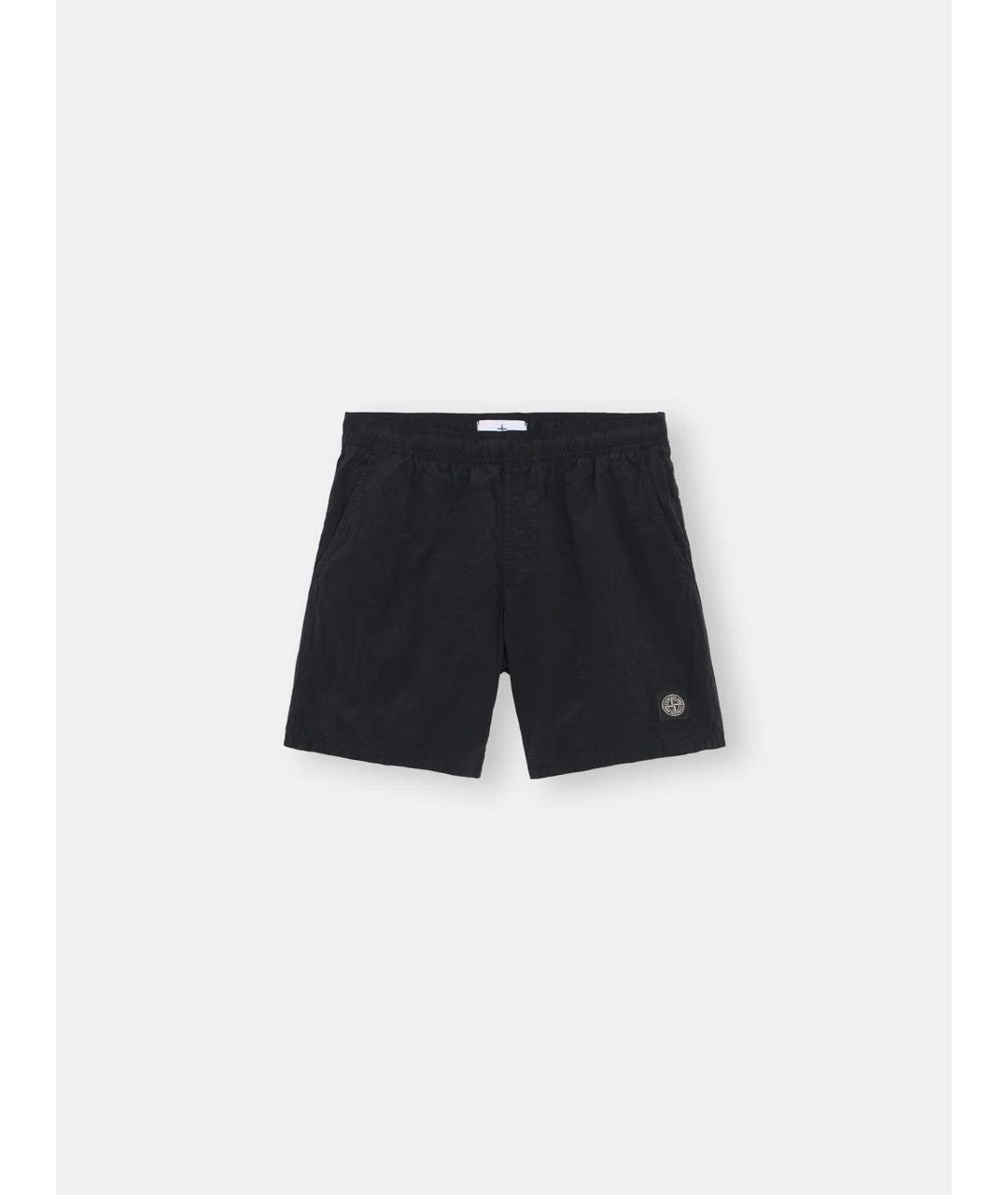 STONE ISLAND Темно-синие шорты, фото 7