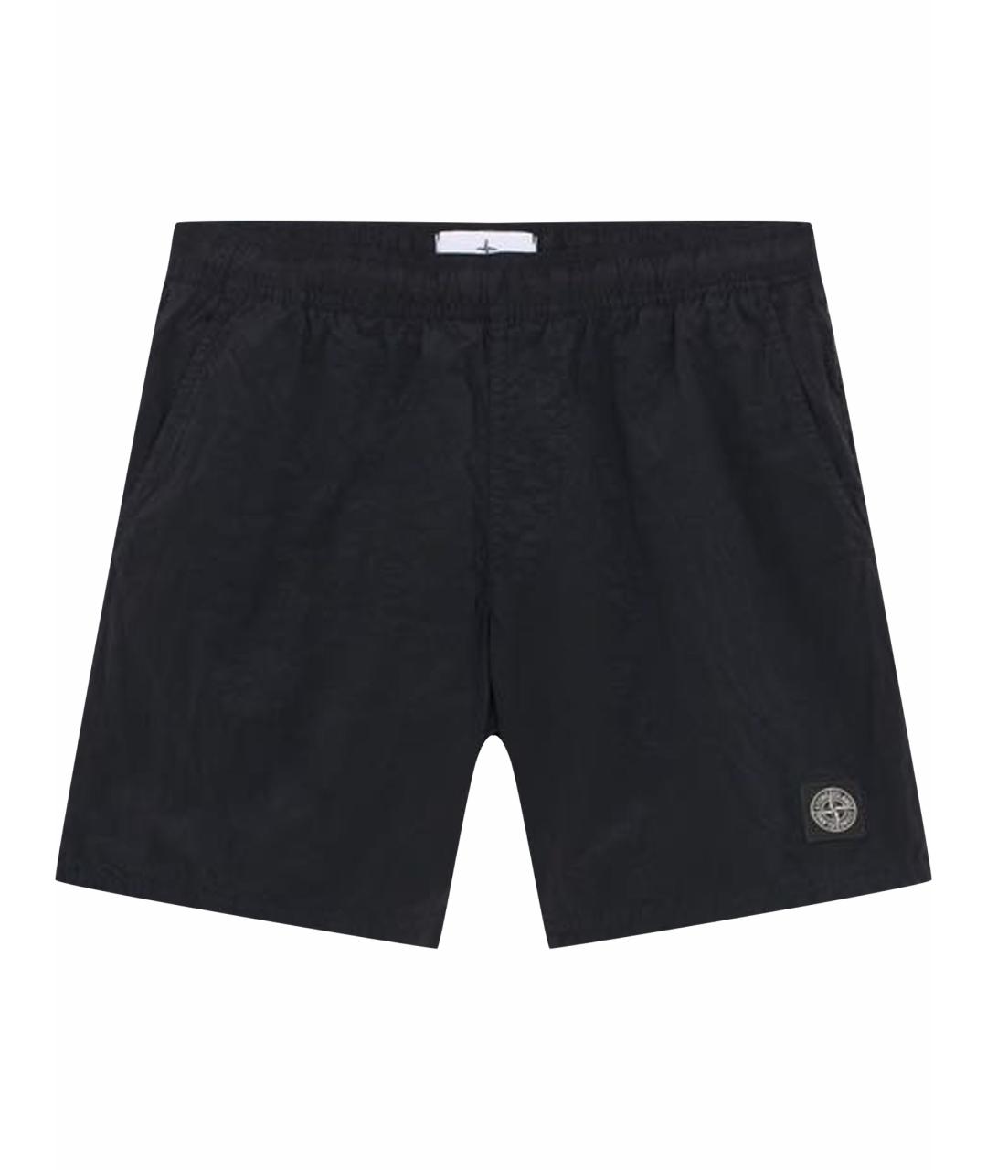 STONE ISLAND Темно-синие шорты, фото 1