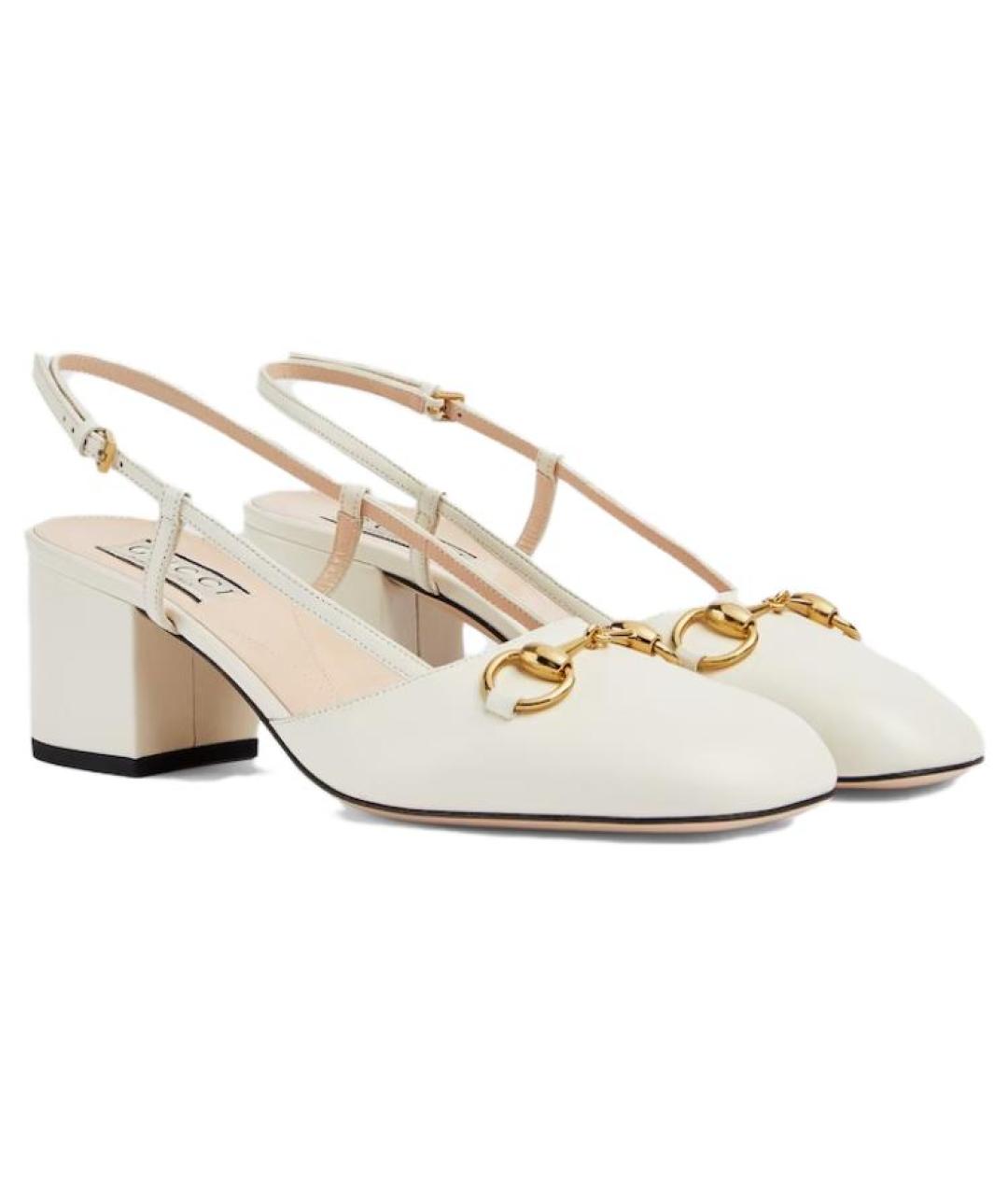 GUCCI Белые туфли, фото 3