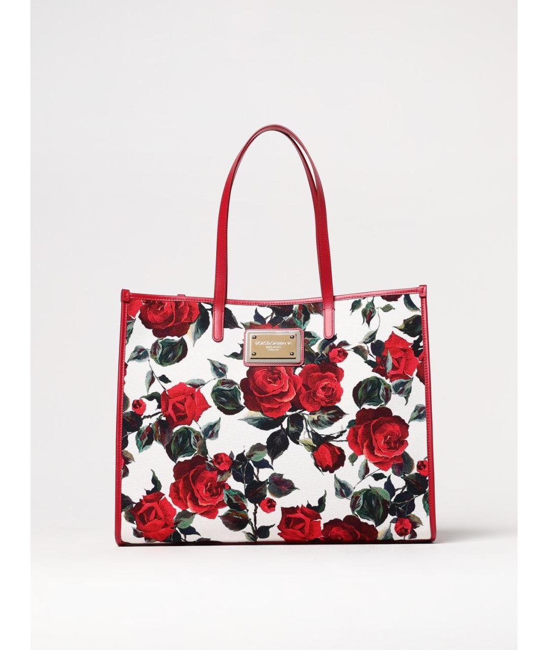 DOLCE&GABBANA Мульти жаккардовая сумка тоут, фото 4