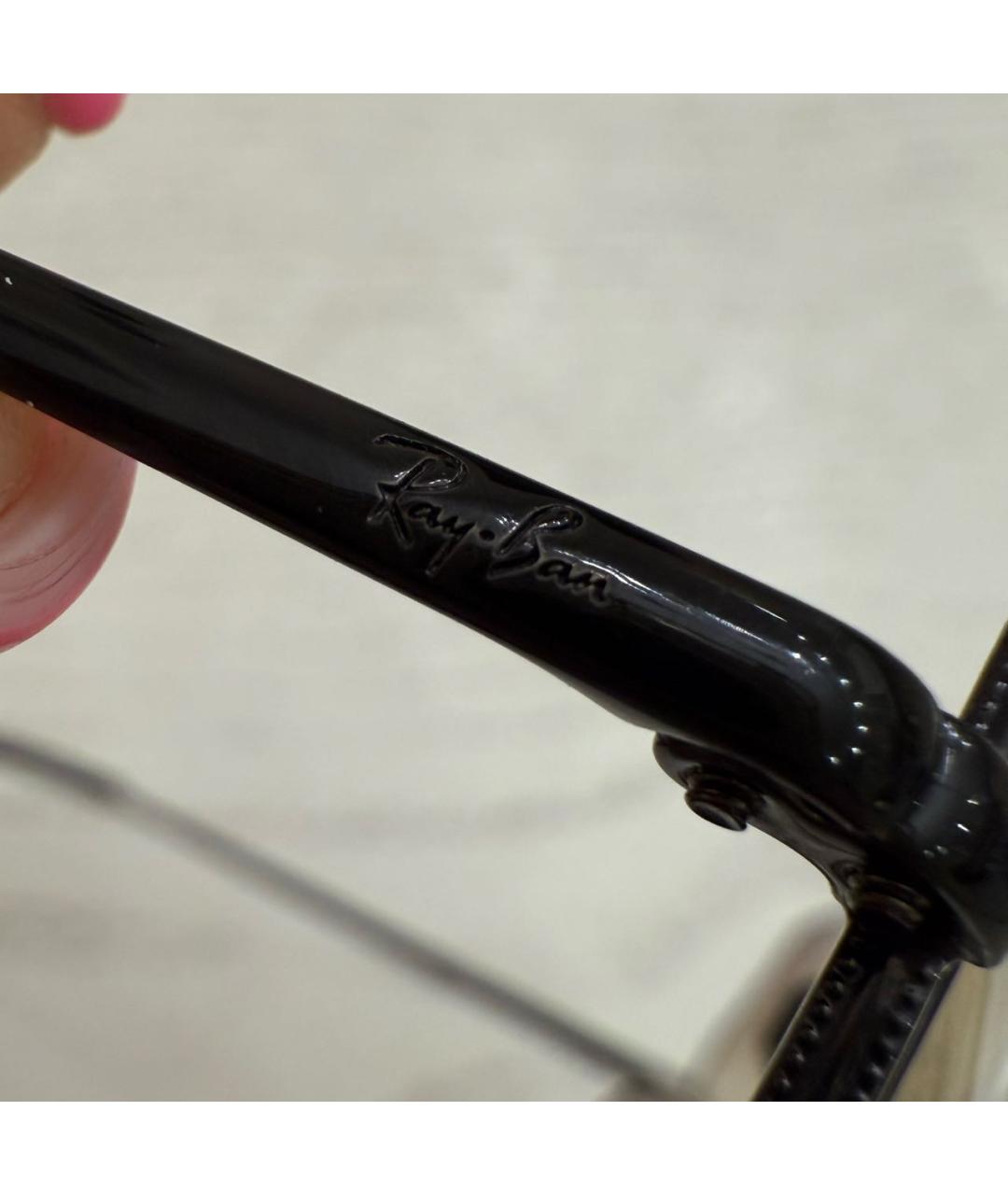 RAY BAN Серые металлические солнцезащитные очки, фото 3