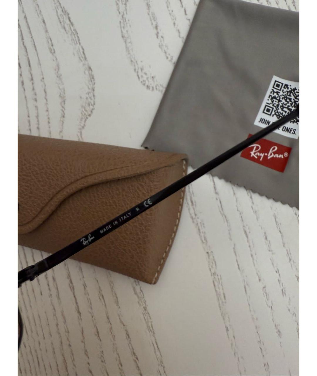 RAY BAN Серые металлические солнцезащитные очки, фото 6