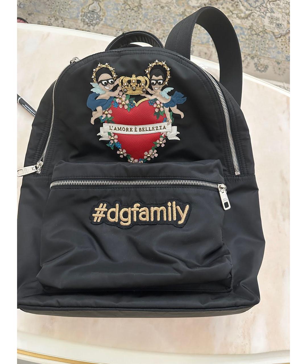 DOLCE&GABBANA Черный рюкзак, фото 5