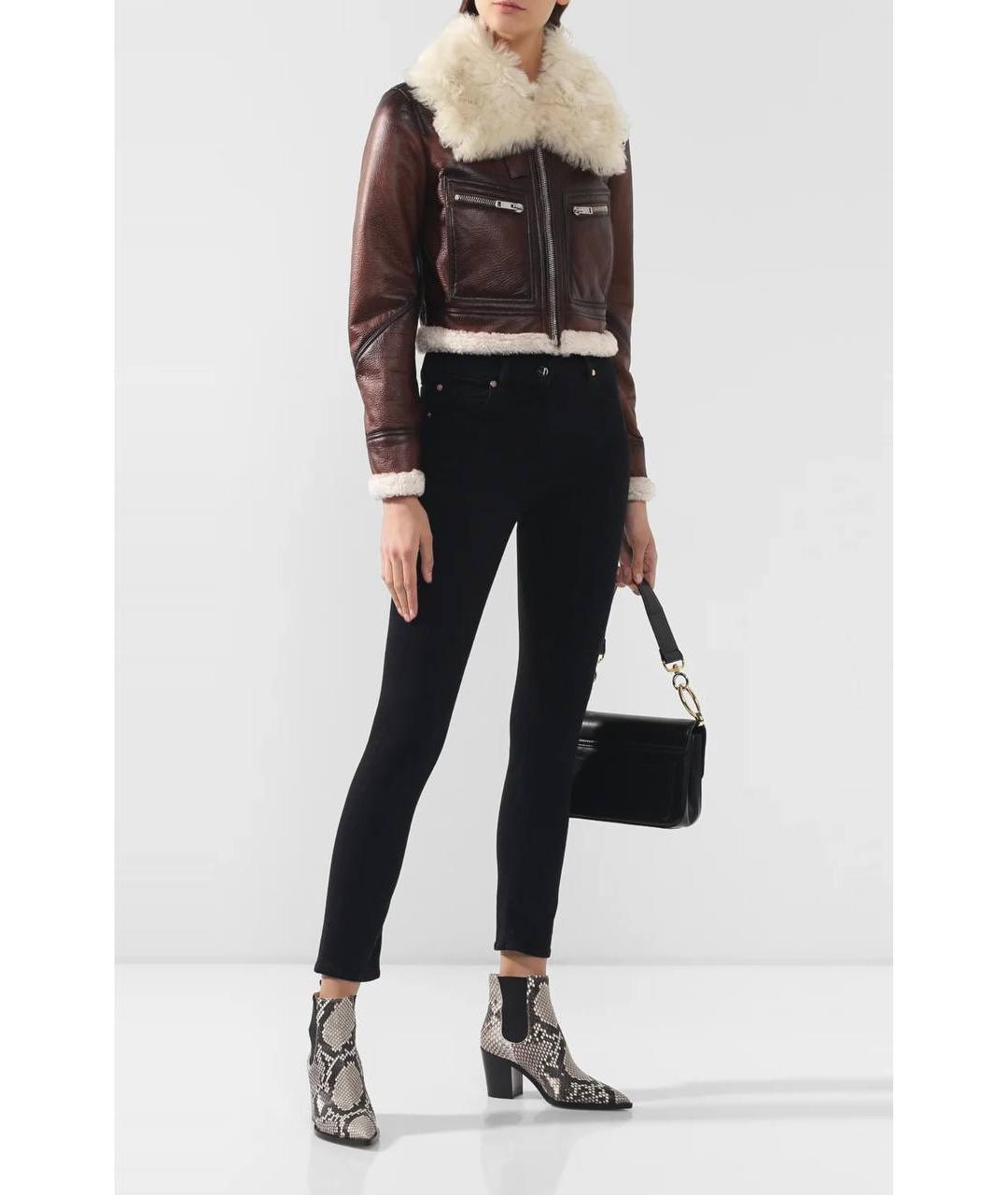 GIVENCHY Коричневая меховая дубленка, фото 4